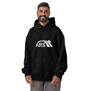 unisex relax hoodie black front aeaba.jpg